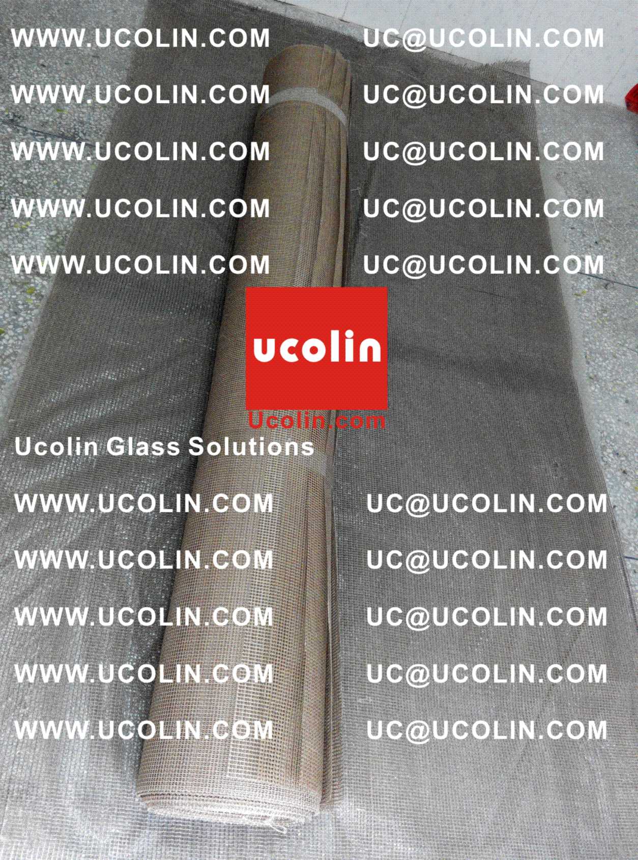 005 Teflon Glassfiber Mesh for silicone blanket in EVA Film safety glass laminating vacuuming