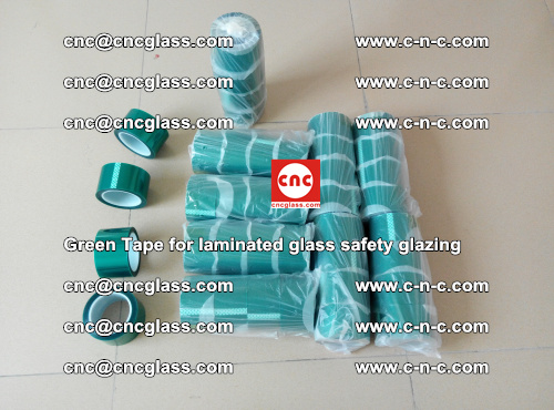 Green Tape for laminated glass safety glazing, EVA FILM, PVB FILM, SGP INTERLAYER (1)