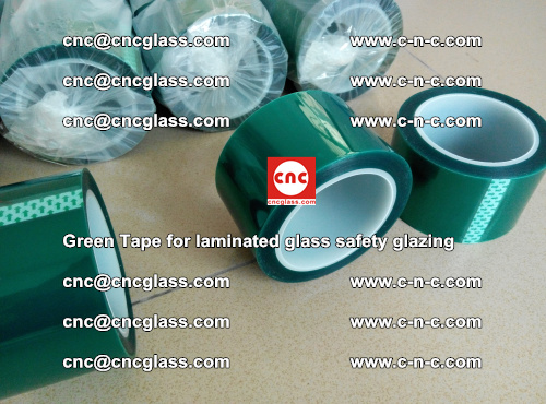 Green Tape for laminated glass safety glazing, EVA FILM, PVB FILM, SGP INTERLAYER (12)
