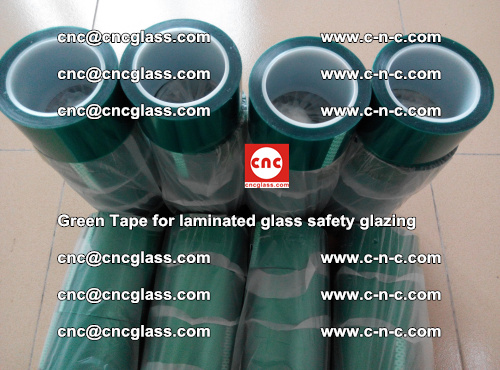 Green Tape for laminated glass safety glazing, EVA FILM, PVB FILM, SGP INTERLAYER (49)