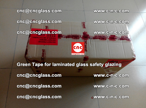 Green Tape for laminated glass safety glazing, EVA FILM, PVB FILM, SGP INTERLAYER (81)