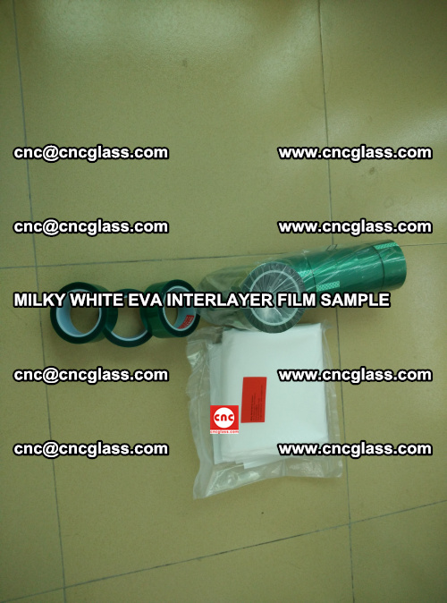 EVA FILM SAMPLE, MILKY WHITE, FOR SAFETY GLAZING, EVAVISION (14)