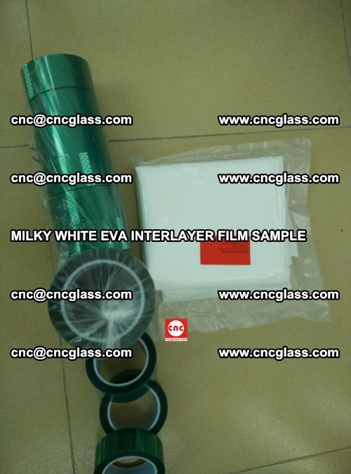 EVA FILM SAMPLE, MILKY WHITE, FOR SAFETY GLAZING, EVAVISION (41)