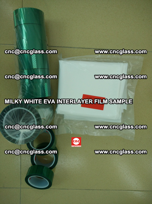 EVA FILM SAMPLE, MILKY WHITE, FOR SAFETY GLAZING, EVAVISION (49)