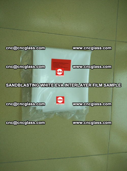 Sandblasting White EVA INTERLAYER FILM sample, EVAVISION (1)