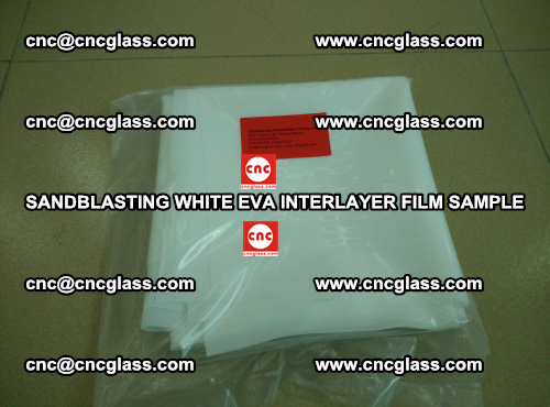 Sandblasting White EVA INTERLAYER FILM sample, EVAVISION (14)