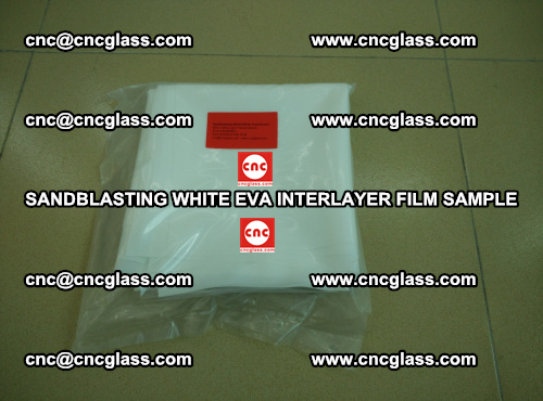 Sandblasting White EVA INTERLAYER FILM sample, EVAVISION (17)