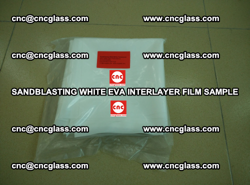 Sandblasting White EVA INTERLAYER FILM sample, EVAVISION (18)