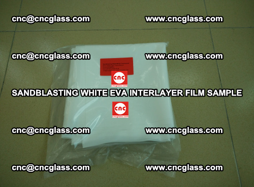 Sandblasting White EVA INTERLAYER FILM sample, EVAVISION (20)