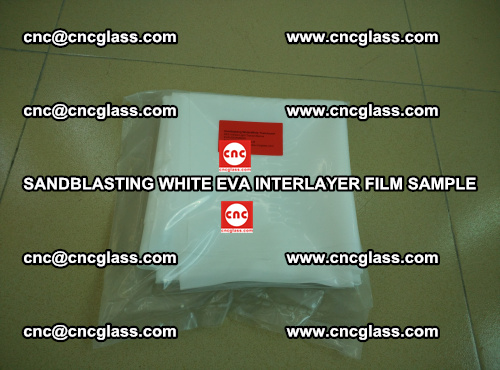 Sandblasting White EVA INTERLAYER FILM sample, EVAVISION (23)
