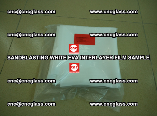Sandblasting White EVA INTERLAYER FILM sample, EVAVISION (24)