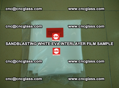 Sandblasting White EVA INTERLAYER FILM sample, EVAVISION (27)