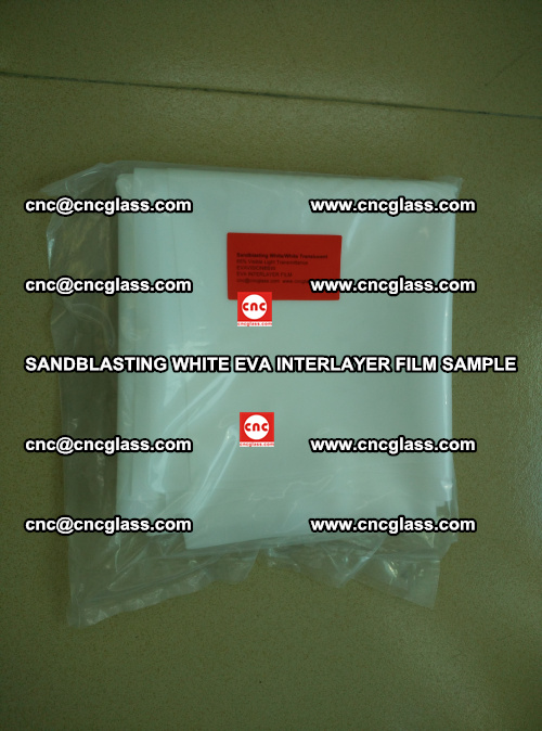 Sandblasting White EVA INTERLAYER FILM sample, EVAVISION (3)