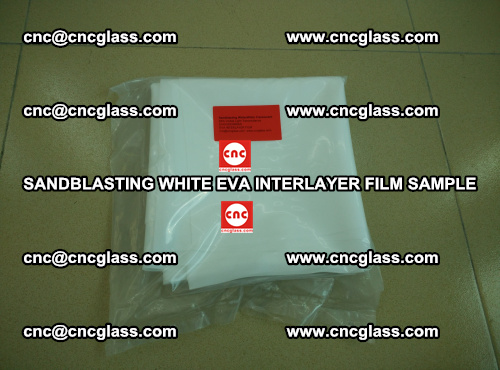 Sandblasting White EVA INTERLAYER FILM sample, EVAVISION (34)