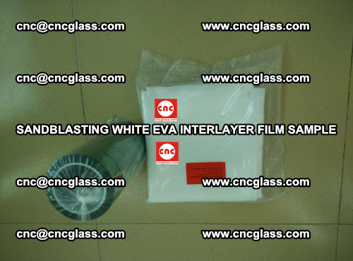 Sandblasting White EVA INTERLAYER FILM sample, EVAVISION (38)