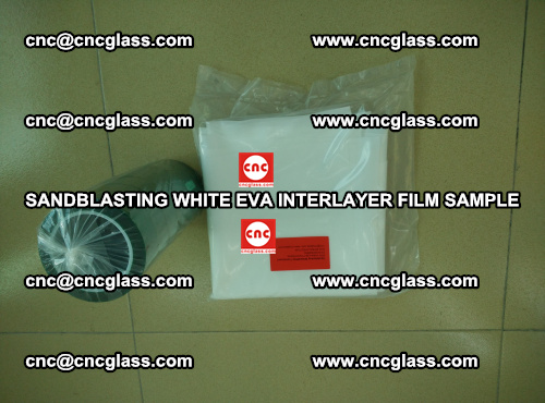 Sandblasting White EVA INTERLAYER FILM sample, EVAVISION (44)