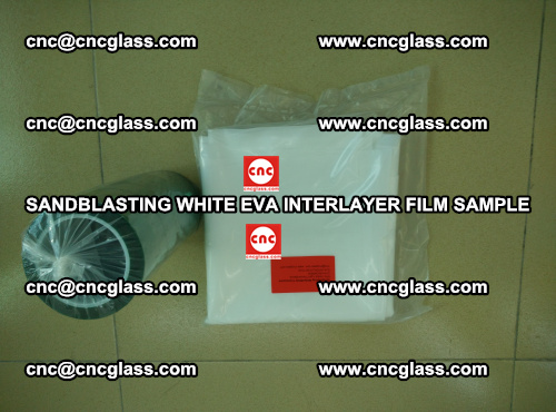 Sandblasting White EVA INTERLAYER FILM sample, EVAVISION (45)