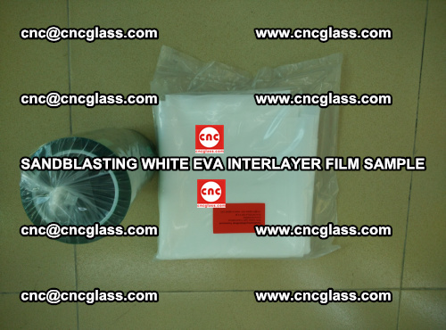 Sandblasting White EVA INTERLAYER FILM sample, EVAVISION (46)