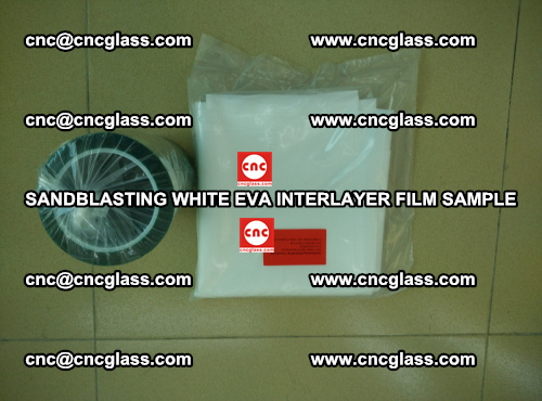 Sandblasting White EVA INTERLAYER FILM sample, EVAVISION (47)