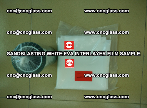 Sandblasting White EVA INTERLAYER FILM sample, EVAVISION (48)