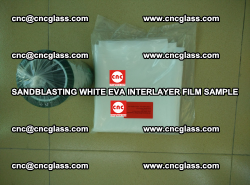 Sandblasting White EVA INTERLAYER FILM sample, EVAVISION (49)