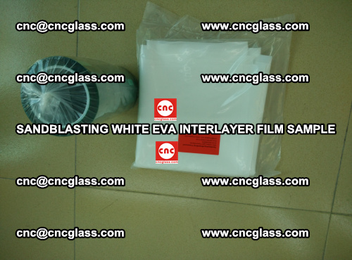 Sandblasting White EVA INTERLAYER FILM sample, EVAVISION (50)