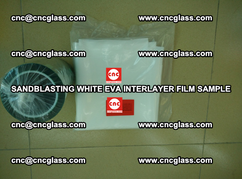 Sandblasting White EVA INTERLAYER FILM sample, EVAVISION (53)