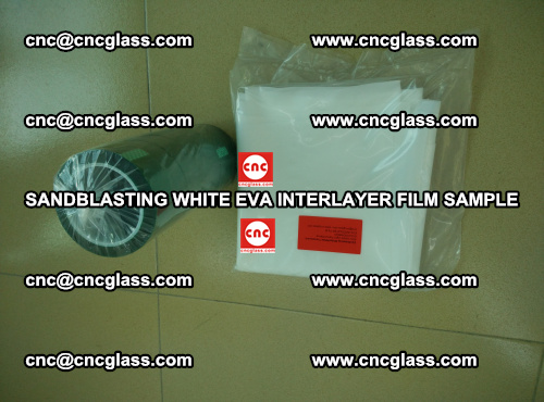 Sandblasting White EVA INTERLAYER FILM sample, EVAVISION (58)