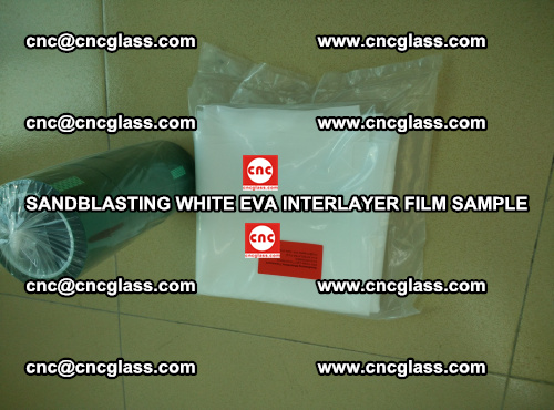 Sandblasting White EVA INTERLAYER FILM sample, EVAVISION (59)