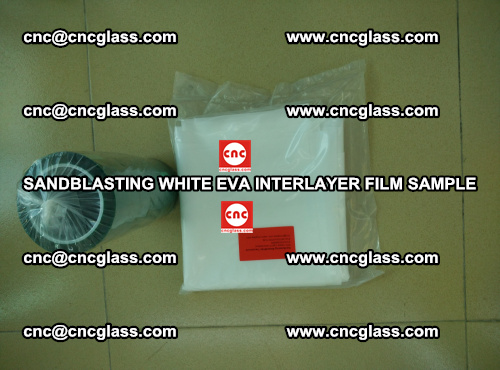 Sandblasting White EVA INTERLAYER FILM sample, EVAVISION (62)