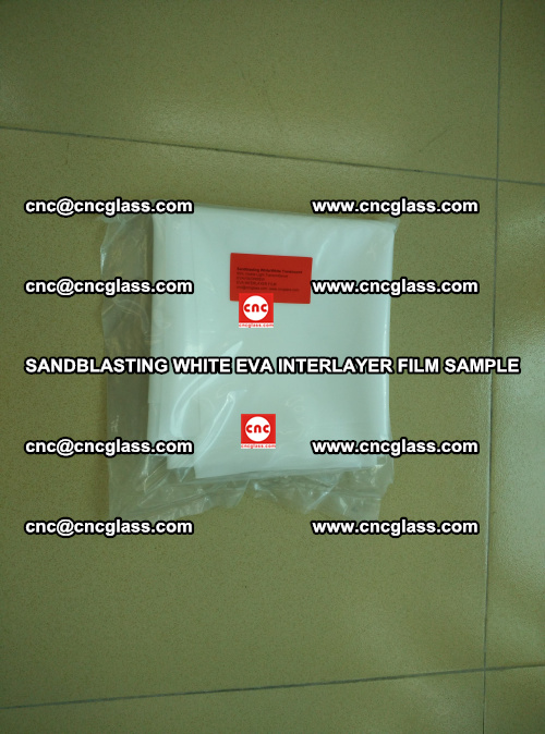 Sandblasting White EVA INTERLAYER FILM sample, EVAVISION (69)