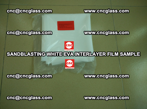 Sandblasting White EVA INTERLAYER FILM sample, EVAVISION (7)