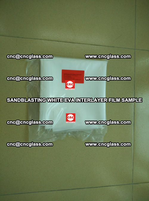 Sandblasting White EVA INTERLAYER FILM sample, EVAVISION (70)