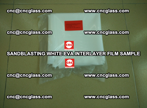 Sandblasting White EVA INTERLAYER FILM sample, EVAVISION (9)