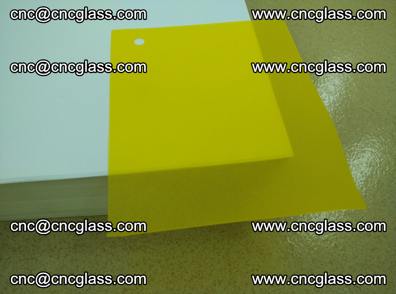 Eva glass laminating interlayer film foil Lemon yellow clear (10)