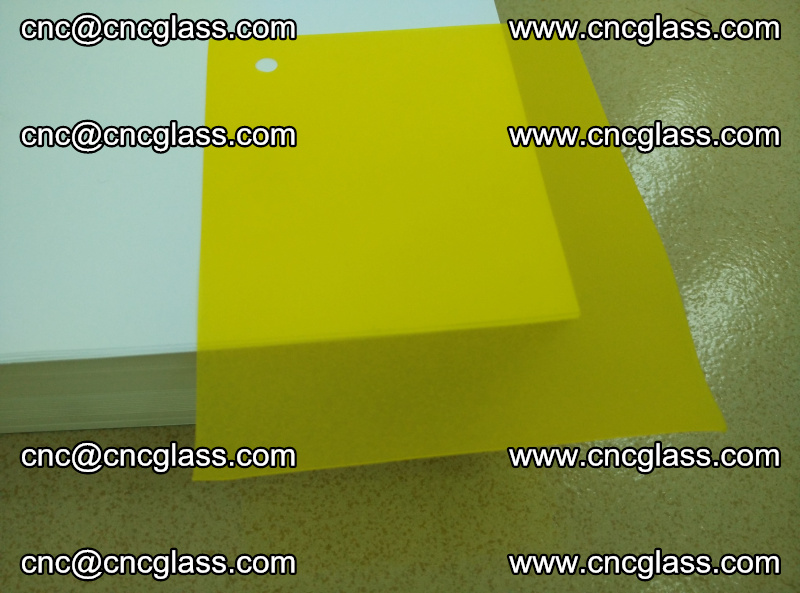 Eva glass laminating interlayer film foil Lemon yellow clear (11)