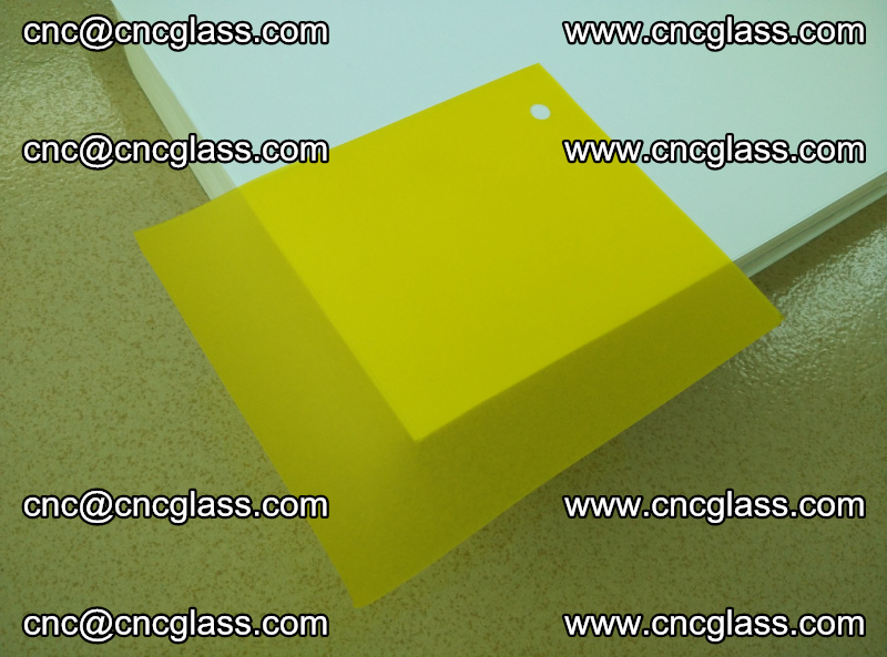 Eva glass laminating interlayer film foil Lemon yellow clear (12)