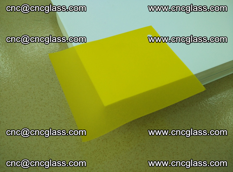 Eva glass laminating interlayer film foil Lemon yellow clear (13)