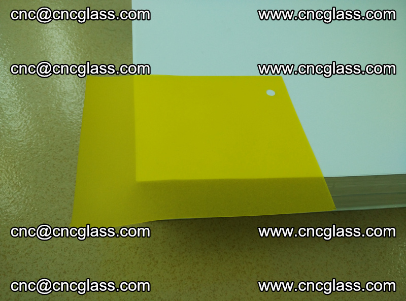 Eva glass laminating interlayer film foil Lemon yellow clear (14)