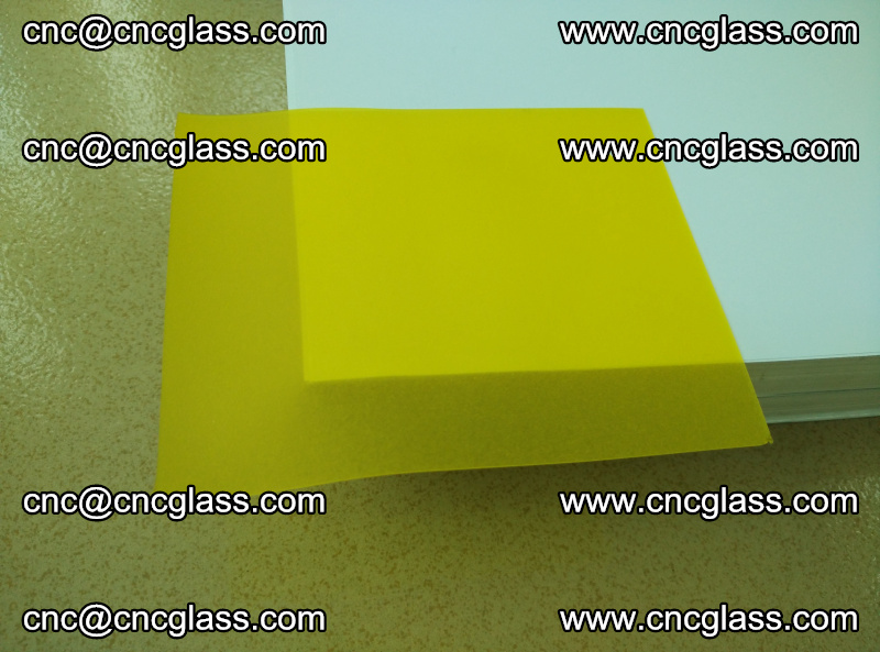 Eva glass laminating interlayer film foil Lemon yellow clear (16)