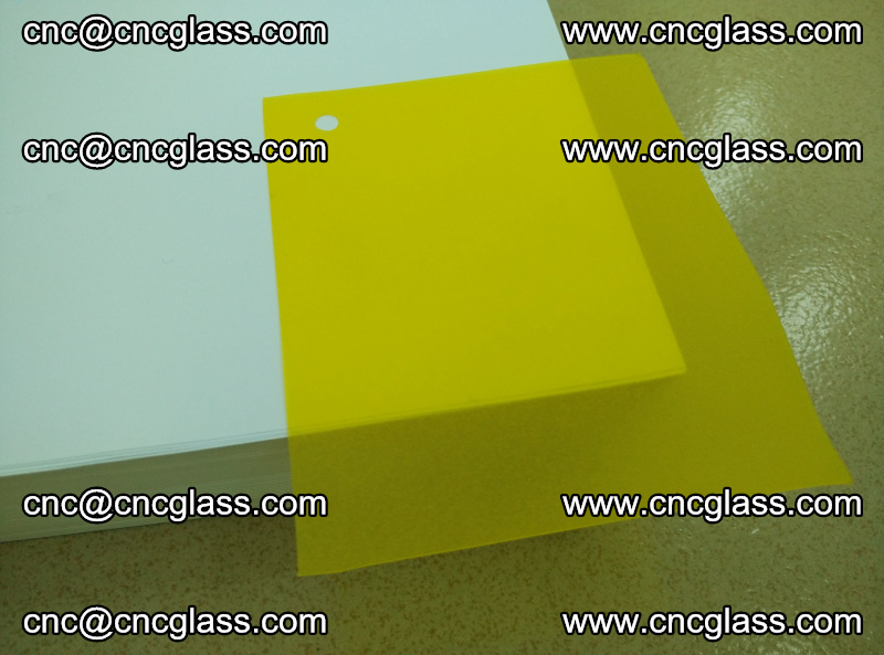 Eva glass laminating interlayer film foil Lemon yellow clear (6)