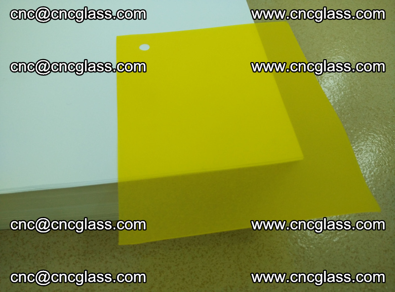 Eva glass laminating interlayer film foil Lemon yellow clear (7)