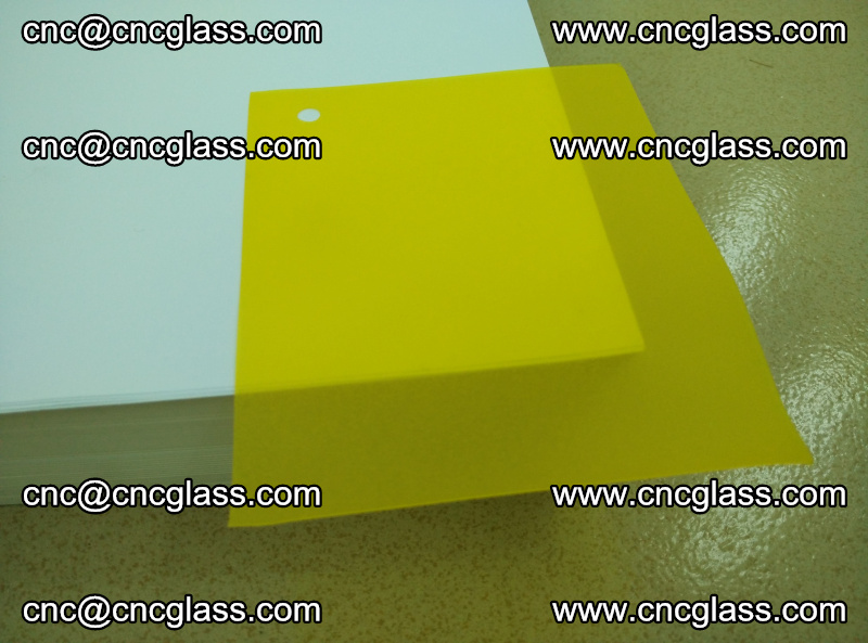 Eva glass laminating interlayer film foil Lemon yellow clear (9)