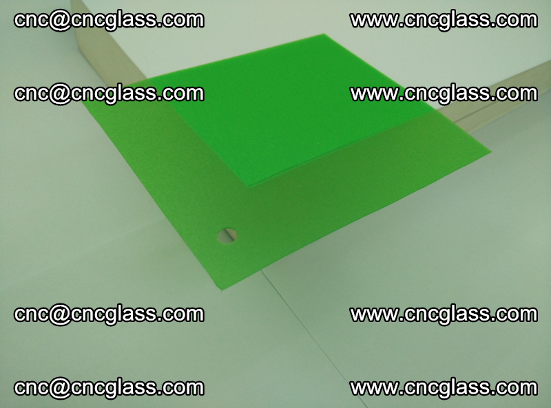 Eva glass laminating interlayer film foil (Light green clear eva) (9)