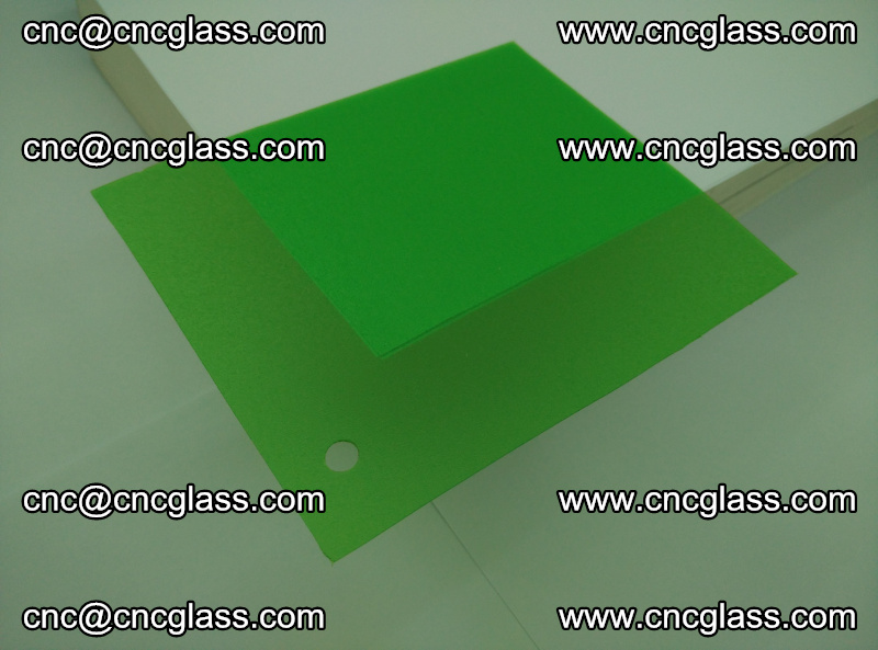 Eva glass laminating interlayer film foil Light green transparent color (10)