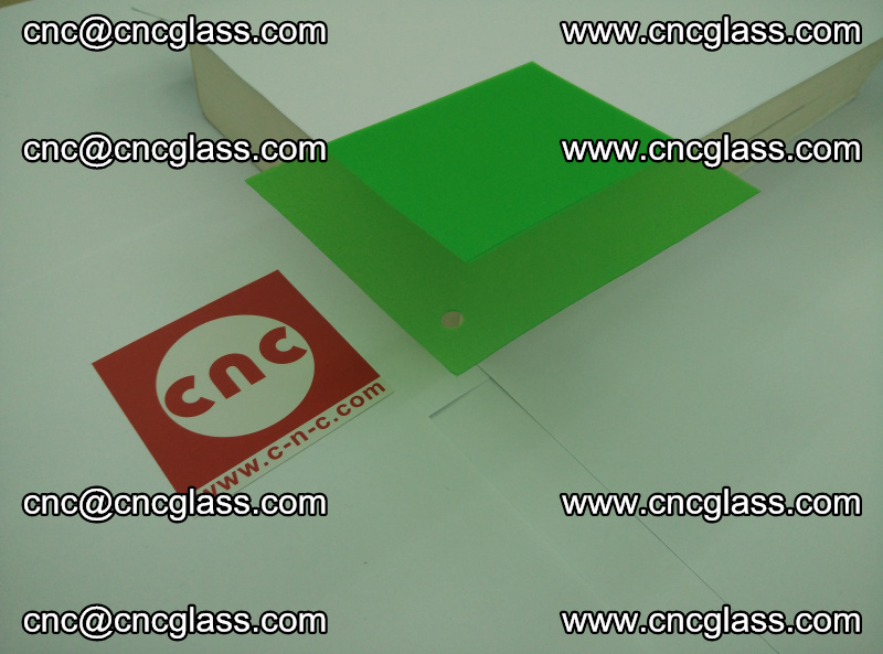 Eva glass laminating interlayer film foil Light green transparent color (11)