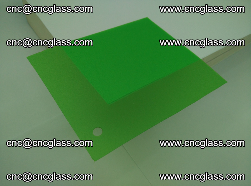 Eva glass laminating interlayer film foil Light green transparent color (9)