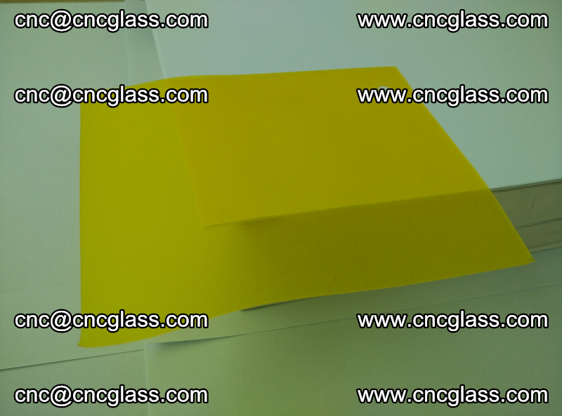 Eva glass laminating interlayer film foil (clear lemon yellow eva) (19)
