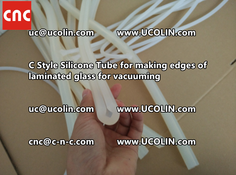 C Style Silicone Tube for making edges of laminated glass for vacuuming (6)