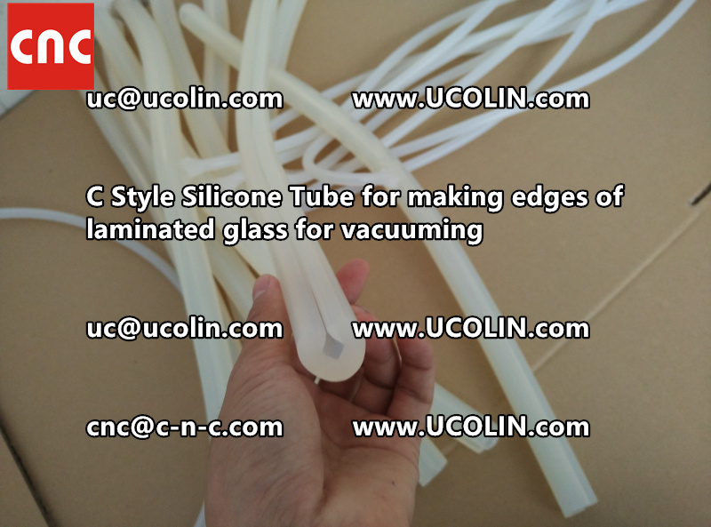 C Style Silicone Tube for making edges of laminated glass for vacuuming (7)